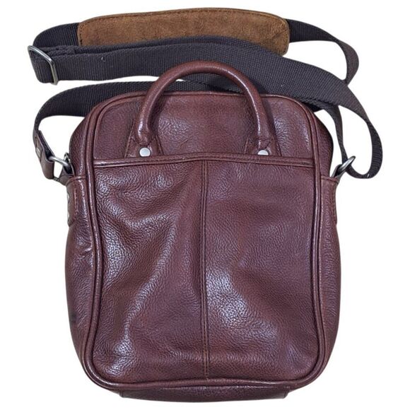 Ellington Sling Shoulder Leather Bag Messenger Pack Men Travel Crossbody Pouch - Picture 5 of 11